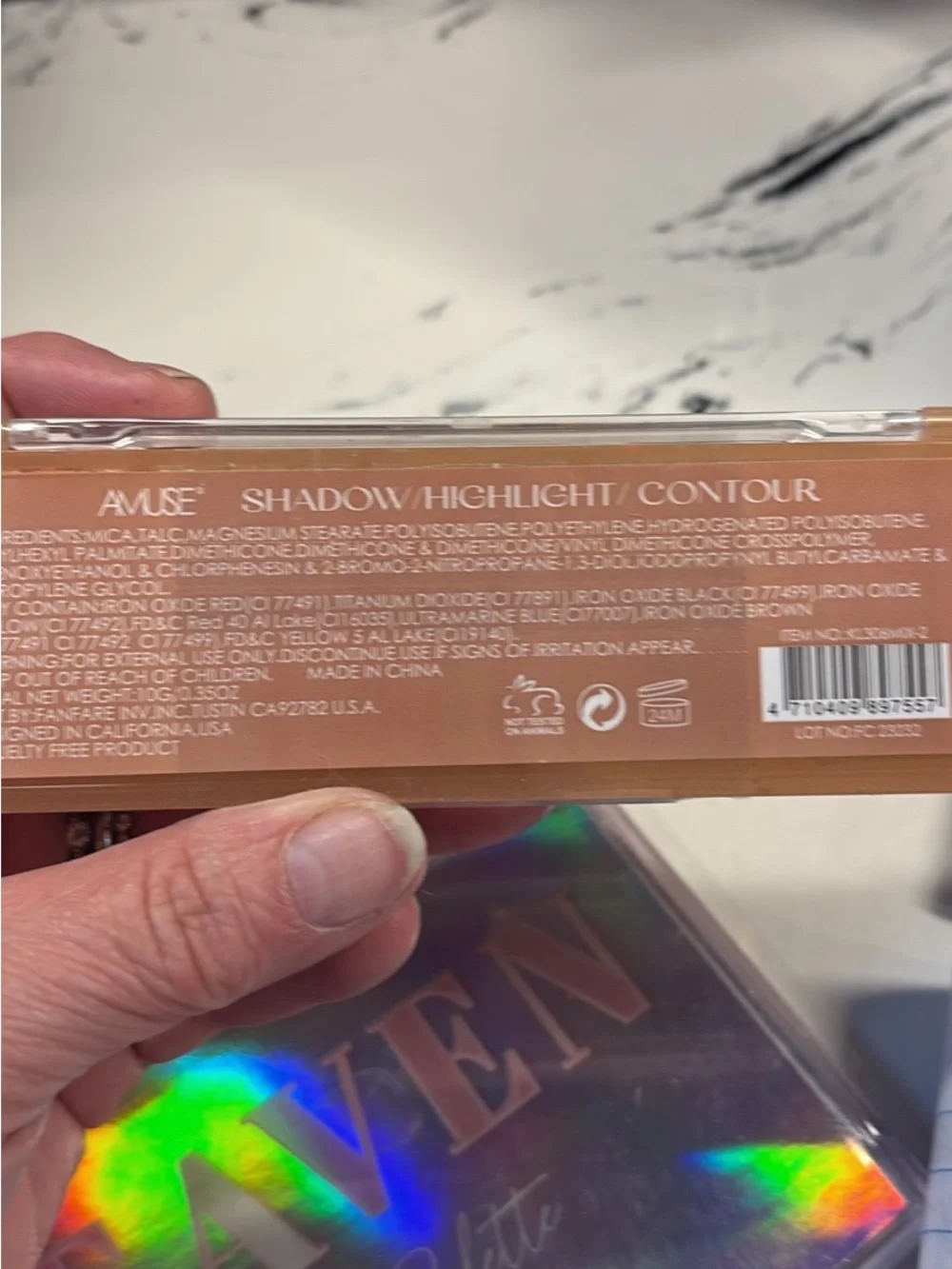 AMUSE HEAVEN Iridescent Eyeshadow Palette - Multicolor